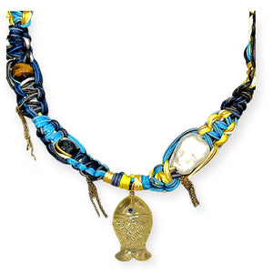 Yellow Glow Fish Rockstar Necklace Joie DiGiovanni Necklace Joie DiGiovanni