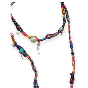 Whimsical Rainbow Smoking Day Dream Diamond Rockstar Lariat Joie DiGiovanni Necklace Joie DiGiovanni