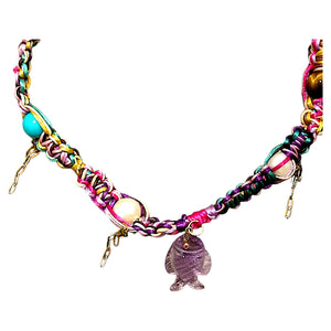 Lavender Glow Fish Rockstar Necklace Joie DiGiovanni Necklace Joie DiGiovanni