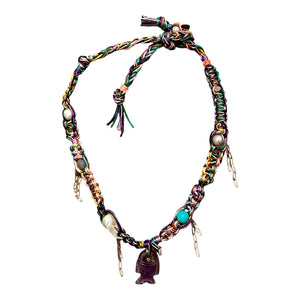 TROPICAL PURPLE GLOW FISH ROCKSTAR NECKLACE Joie DiGiovanni Necklace Joie DiGiovanni