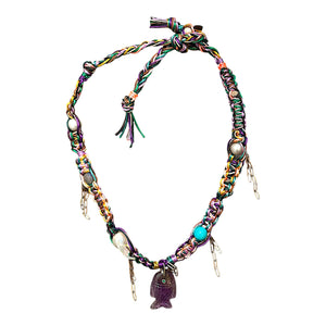 TROPICAL PURPLE GLOW FISH ROCKSTAR NECKLACE Joie DiGiovanni Necklace Joie DiGiovanni