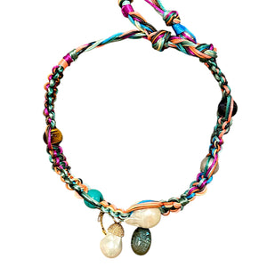 TROPICAL DIAMOND GLOW SCARAB DELUXE ROCKSTAR CHOKER Joie DiGiovanni Necklace Joie DiGiovanni