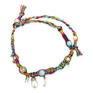 NEON TROPICAL RAINBOW DREAMS DIAMOND ROCKER CHOKER Joie DiGiovanni Necklace Joie DiGiovanni