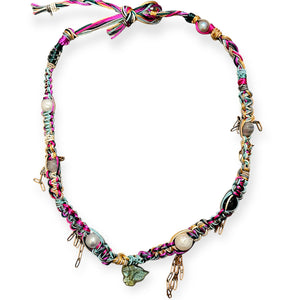 GLOWING MEDITERRANEAN TIGER ROCKSTAR NECKLACE Joie DiGiovanni Necklace Joie DiGiovanni