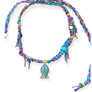 Neon Tropical Glow Fish Rockstar Necklace Joie DiGiovanni Necklace Joie DiGiovanni